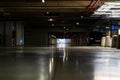 Empty parking lot. Underground parking garage Royalty Free Stock Photo