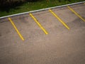 Empty Parking Space Royalty Free Stock Photo