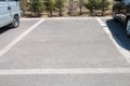 Empty parking spaces Royalty Free Stock Photo