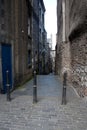 Empty passage way Edinburgh Scotland Royalty Free Stock Photo