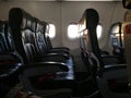 Empty passenger seat