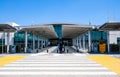 Empty passengers terminal due to Covid 19 coronavirus at Larnaka international airport Cyprus