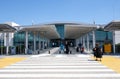 Empty passengers terminal due to Covid 19 coronavirus at Larnaka international airport Cyprus