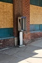 Empty Phone Booth Royalty Free Stock Photo