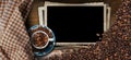 Empty Photo Frames for a Coffee House Royalty Free Stock Photo