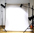 Empty photographic studio Royalty Free Stock Photo