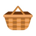 Empty picnic basket icon