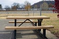 Empty Picnic Table Royalty Free Stock Photo