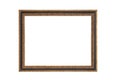Empty picture frame isolated Clipping Path Royalty Free Stock Photo