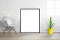 Empty picture frame for mockup Royalty Free Stock Photo