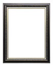 Empty picture frames isolate on white