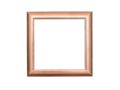 Empty picture or photo frame isolated with clipping path Royalty Free Stock Photo