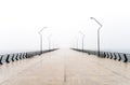 Empty pier