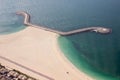 Empty pier on the sea