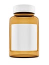 an empty pill bottle