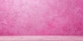 Empty pink texture wall studio for cosmetic products Royalty Free Stock Photo