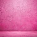 Empty pink texture wall studio for cosmetic products Royalty Free Stock Photo