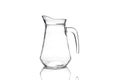 Empty pitcher isolated on a white