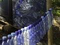 Empty plastic bottles are recyclable waste, garbage plastic in rubbish bin Royalty Free Stock Photo
