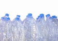 Empty plastic bottles of water for recycle,Isolate on white background Royalty Free Stock Photo