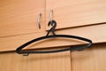 empty plastic clothes hanger Royalty Free Stock Photo