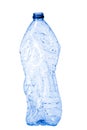 Plastic waste bottle isolated on white Royalty Free Stock Photo