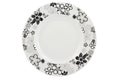Empty plate with floral decoration with c/p