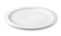 Empty plate isolated. Vector illustration Royalty Free Stock Photo