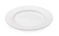 Empty plate isolated on a white background Royalty Free Stock Photo