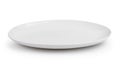 Empty plate isolated on white background Royalty Free Stock Photo