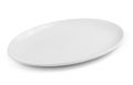 Empty plate isolated on white background Royalty Free Stock Photo