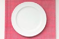 Empty plate Royalty Free Stock Photo