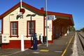 Empty platform at Carterton Railway station Royalty Free Stock Photo