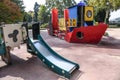 Empty playground for kids. Royalty Free Stock Photo