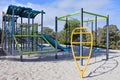 Empty playground in outdoor park