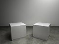Empty plinth in gallery or museum Royalty Free Stock Photo