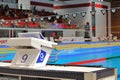 Empty pool at Dinamo in Romanian International Championship Swimming