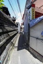 An Empty Poppies Lane During the Lockdown in 2022 Kuta, Bali, Indonesia.