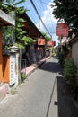 An Empty Poppies Lane During the Lockdown in 2022 Kuta, Indonesia.