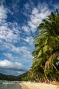 Empty Port Barton Beach, Palawan, Philippines Royalty Free Stock Photo