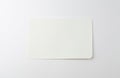 Empty Post card on white texture horizontal background