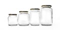 Empty Preserving Jar Isolated Royalty Free Stock Photo