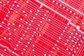 Empty printed circuit board computer technology,  background Royalty Free Stock Photo