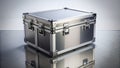 Empty Professional Flight Case Mockup A Modern Versatile Design Template for Equipment Transport and Storage Royalty Free Stock Photo
