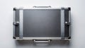 Empty Professional Flight Case Mockup Versatile Transport Case for Diverse Equipment on a Clean White Background Ideal Royalty Free Stock Photo
