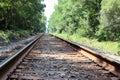 Empty Railroad Perspective