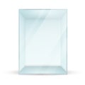 Empty rectangular glass POS POI Outdoor/Indoor