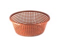 Empty red basket plastic