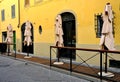 Empty restaurant in Italy Royalty Free Stock Photo