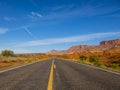 Empty road in Arizona